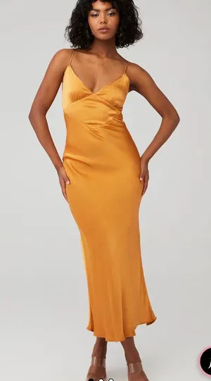 Bardot Malinda Satin Backless Midi Dress thumbnail 1