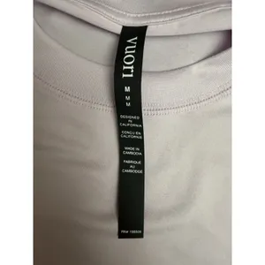 Vuori Women’s Energy Tee Long Lilac Breeze Heather Light Purple Size Medium New thumbnail 3