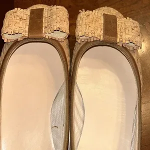 Stuart Weitzman Tan Candy Cork Flat Shoes(6.5M) thumbnail 8