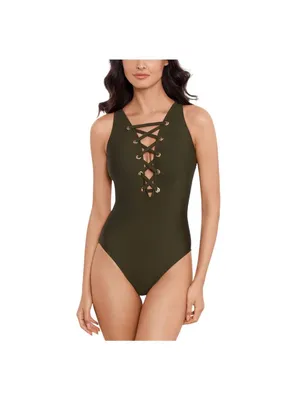 Magicsuit Womens Juxtapose Steffi One Piece Swimsuit 6020550 Bamboo Green 10 thumbnail 7