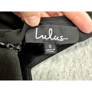 Lulus Midi Dress Womens Small Black Sleeveless Ruffle Dark Feminine Lolita‎ Boho thumbnail 3