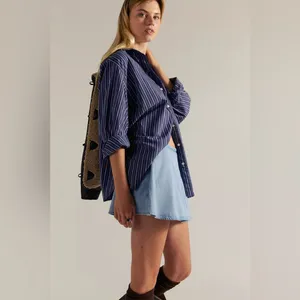 Free People Paradise Found Denim Skort thumbnail 4