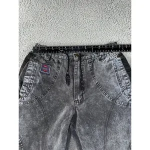 Vintage Academy Denim Joggers Pants Women‎ Juniors 14 Acid Wash 80s 90s thumbnail 3