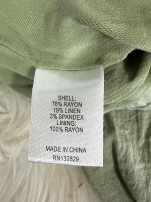 Tularosa Linen Blend Green Jogger Pants Size Medium Revolve thumbnail 6