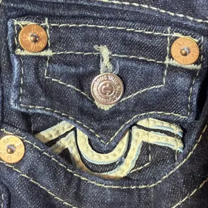 True Religion Jeans Women's 28 Bootcut Y2K McBling Mid Rise Western‎ Boho thumbnail 7