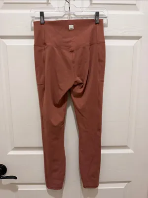 Vuori High-Rise Blush Rust-Colored Performance Leggings Size Small thumbnail 2