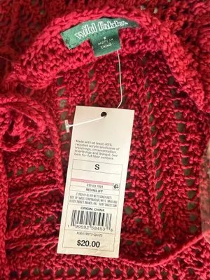 Wild Fable Crochet Top NWT thumbnail 3
