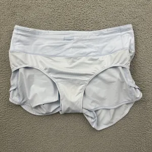 Lululemon Speed Up Shorts High Rise 4" Blue Linen Athletic Athleisure Women's 12 thumbnail 4