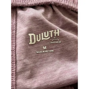 Duluth Trading Co purple lounge pants Medium travel comfy thumbnail 4