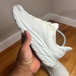 Hoka Clifton 8 “White” 1119394WWH Size 9W NO BOX thumbnail 17
