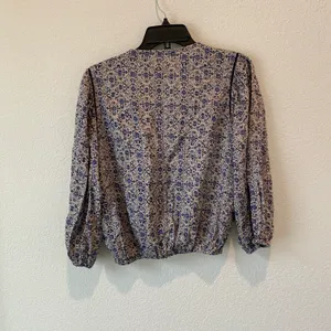 Lucky Brand Floral Peasant Blouse thumbnail 7
