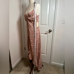 Gold‎ and Pink Sequin High Low Sundress thumbnail 3