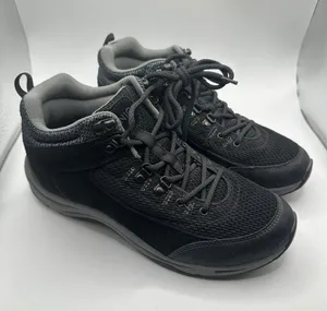 Vionic Cypress Black Mesh Suede Walking Shoes Womens 7 Wide 3105 Orthopedic thumbnail 1