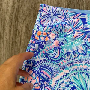 Lilly Pulitzer Skort Size 6 in Blue and Pink Patterned Mini Skirt Luxletic thumbnail 4