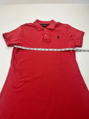 Ralph Lauren Sport Womens Size Medium Polo Dress‎ Pink Short Sleeve Preppy thumbnail 6