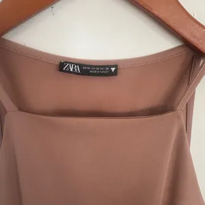 ZARA Dusty Mauve Square-Neck Camisole thumbnail 4