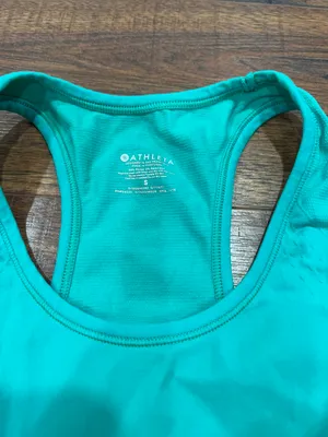 Athleta Speeding Seamless Tank Sz S Minty Sea Green Colors thumbnail 3