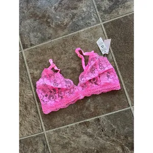Free People HAH Chi Bralette Rose Quartz Size Medium thumbnail 5