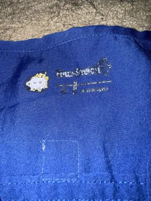 Scrub set Blue Size top thumbnail 3