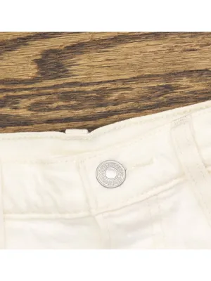 Levis Womens 501 Original Shorts Button Fly Jean Jorts Disco Nights White 30 thumbnail 4