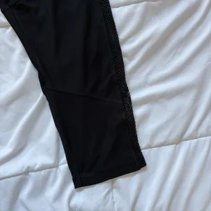 Gottex Cropped Leggings Pants Womens Size XL Black Stretch Yoga Activewear Gym‎ thumbnail 3
