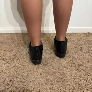 DV by Dolce Vita Black Western Ankle Booties Buckle Detail Sz 6.5 thumbnail 7