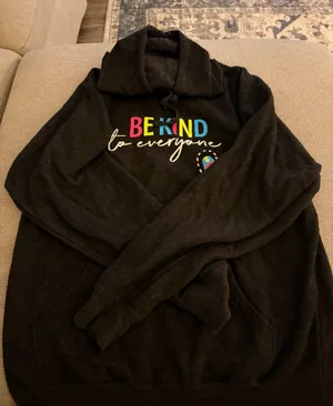 Be kind to everyone hoodie Gray Size L thumbnail 1