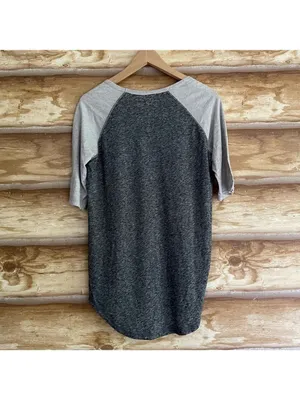 Minnesota Vikings “Show Your Horns” raglan sleeve ringer tee size large thumbnail 10