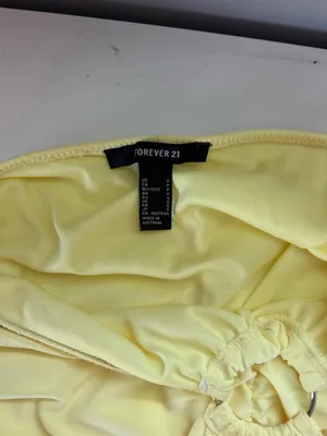 Forever 21 Yellow Cut-Out Dress thumbnail 5