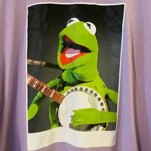 Disney The Muppets Kermit The Frog DREAMER Long Sleeve Shirt NWT Size XL 46-48 thumbnail 2