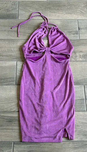 Fiestar purple dress thumbnail 1