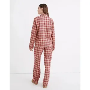 NWT Womens Size Small Madewell Flannel Bedtime Pajama Top in Beiling Plaid thumbnail 3