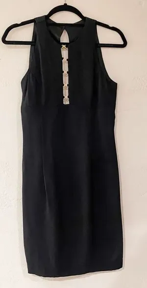 Gunne Sax Jessica McClintock Vintage 90’s Mini Dress in Black Size 9/10 thumbnail 1