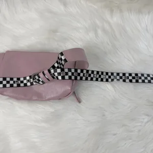 Universal Threads Mauve Faux Leather Belt Bag Checker Strap Crossbody Fanny Pack thumbnail 7