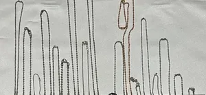 J417 Bulk Bundle of 18 Necklaces Ball Chain Style thumbnail 1