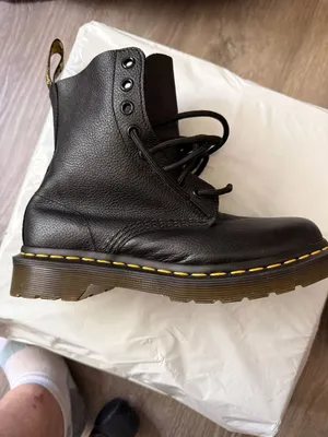 Dr. Martens 1460 Pascal Virginia Black Soft Leather Boots thumbnail 1