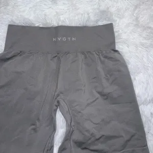 NVGTN Biker Shorts Light Gray Workout Short Size Large thumbnail 1