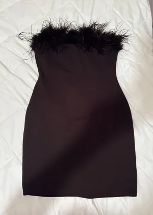 & Other Stories Black Mini Dress thumbnail 1