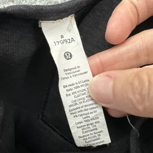 Lululemon Ebb To Street Tank Top Black Athletic Athleisure Yoga Women's 8 thumbnail 4