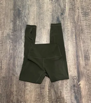 lululemon high rise align leggings 25” in dark olive thumbnail 5