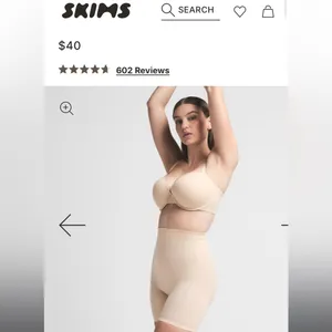 SKIMS SEAMLESS SCULPT MID‎ THIGH SHORT sand size S NWOB thumbnail 9