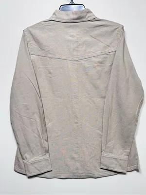 Martha Stewart The 2-pocket jean buttom-up shirt NWT size medium thumbnail 4