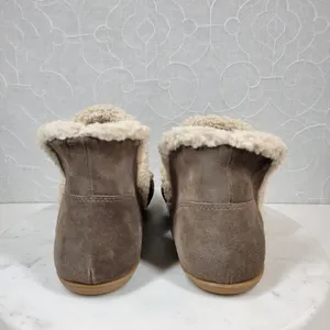 Blondo Serene Slippers Womens 11 Brown Suede Sherpa Lining Waterproof Moccasin thumbnail 7