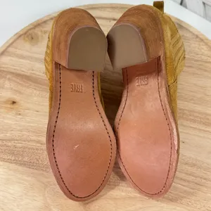 Frye Alton Suede‎ Chelsea Ankle Boots Bootie Block Heel Tan Womens Size 7.5 thumbnail 7