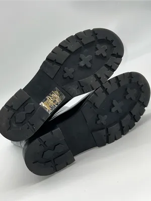 H&M Chunky Lug Rubber Sole Ankle Pull-On Black Boots-Size 39 EU / 8 US thumbnail 11