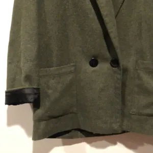 Signet Sportswear New York Vintage Dark Green Cuffed Coat thumbnail 2