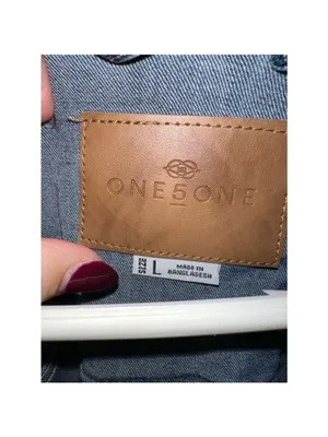 One5One Denim Medium Wash Blue Jacket Size L thumbnail 5