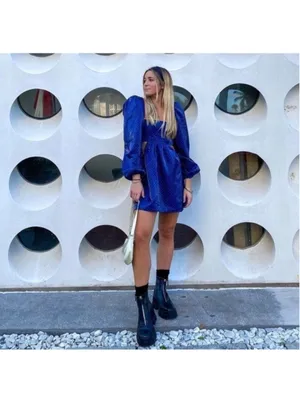 Danielle Bernstein Polka Dot Cocktail Party Dress thumbnail 6
