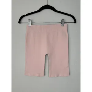FREE PEOPLE INTIMATELY High Waisted Seamless Rib Bike Shorts Made in USA XS/S thumbnail 5