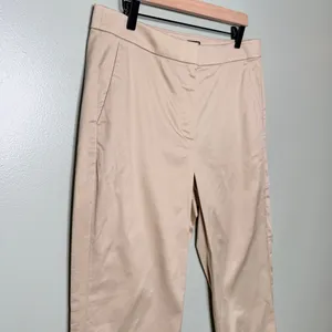 NWT J. Crew Kate Cuffed Hem Straight Leg Pant Pants Light Khaki Size 12 thumbnail 6